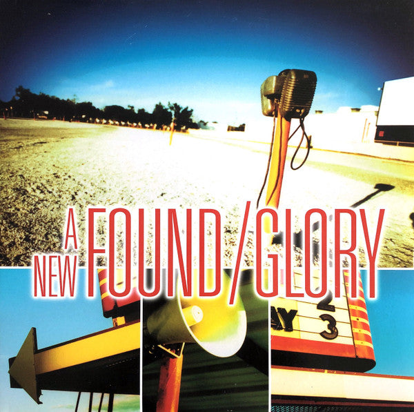 Album cover: beach scene with microphone, boat details, and bold text.