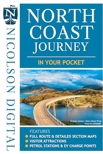 Book cover: "North Coast Journey" with a scenic coastal road image.