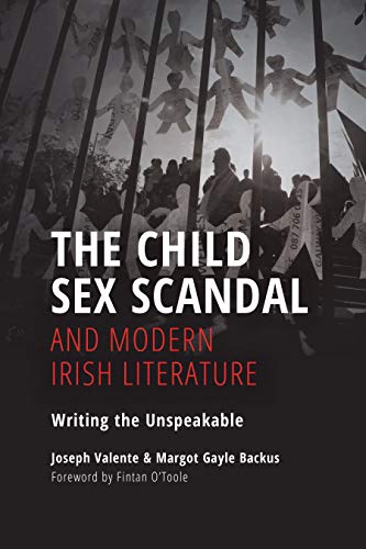 Book cover with crowd and hanging paper figures, title: āThe Child Sex Scandalā¦ā