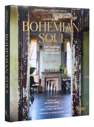 Book cover depicting a weathered New Orleans interior with a fireplace.