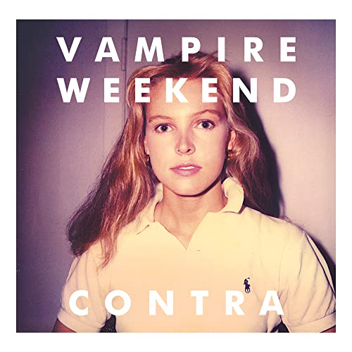 “Contra” CD cover: woman with blonde hair, vintage photo style.