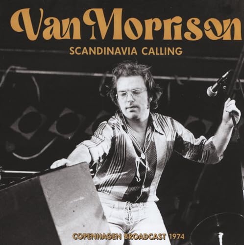 Van Morrison album cover featuring a black and white concert photo.