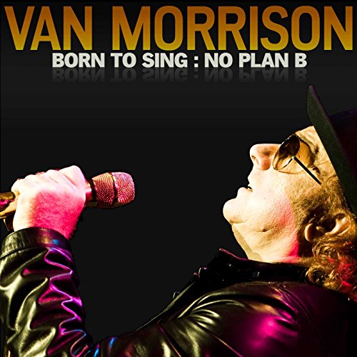 Van Morrison album cover: artist singing into a microphone.