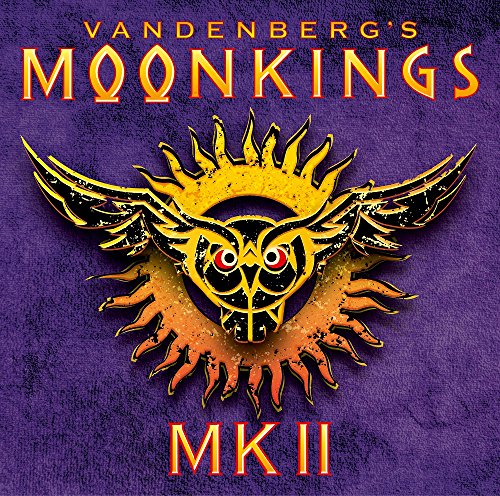 Vandenberg's MoonKings MK II CD cover with sun and owl design on purple background.