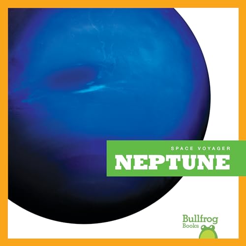 Book cover depicting the planet Neptune, with title “Neptune” and “Space Voyager.”