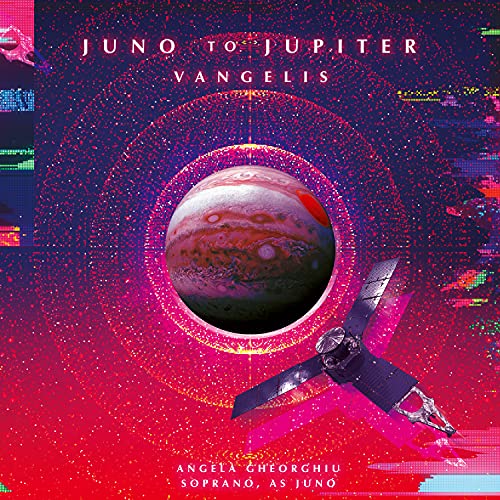 Album cover showing the planet Jupiter and the Juno spacecraft against a digital background.