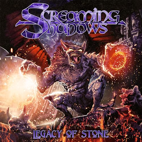 Fantasy album cover featuring a monstrous creature with glowing orb.