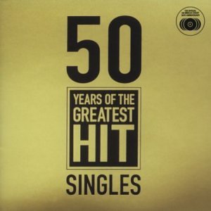 CD cover with large ā50ā and text āYears of the Greatest Hit Singlesā.