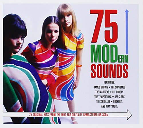 CD cover: three women in colorful striped outfits, text “75 Modern Sounds”.