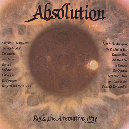CD cover for “Absolution” featuring band names in a circular design.