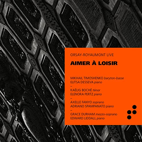 CD cover for “Aimer À Loisir” featuring artist names and a tire tread background.