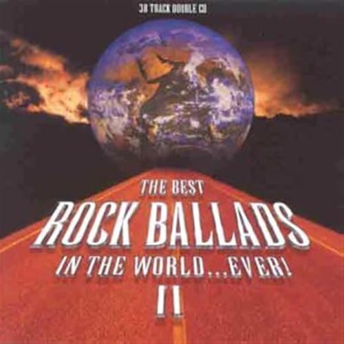 CD cover for āThe Best Rock Ballads in the Worldā¦Ever!ā with Earth imagery.