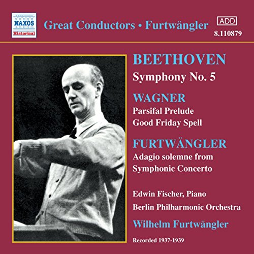 CD cover featuring Wilhelm Furtwängler, Beethoven and Wagner compositions listed.