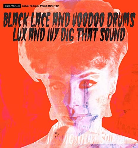 Album cover featuring a stylized, high-contrast portrait of a woman against orange background.