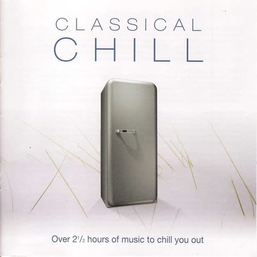 CD cover for āClassical Chillā featuring a grey vintage refrigerator.