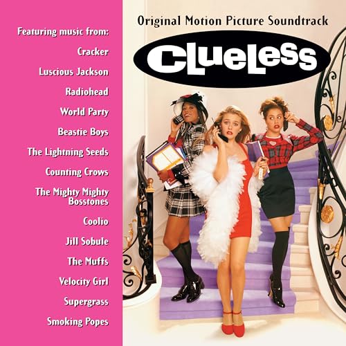 “Clueless” soundtrack vinyl cover featuring Alicia Silverstone and friends.