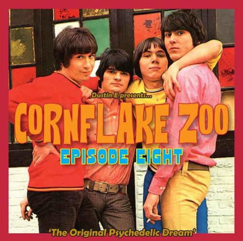 CD cover: four young men with retro clothing and hairstyles.