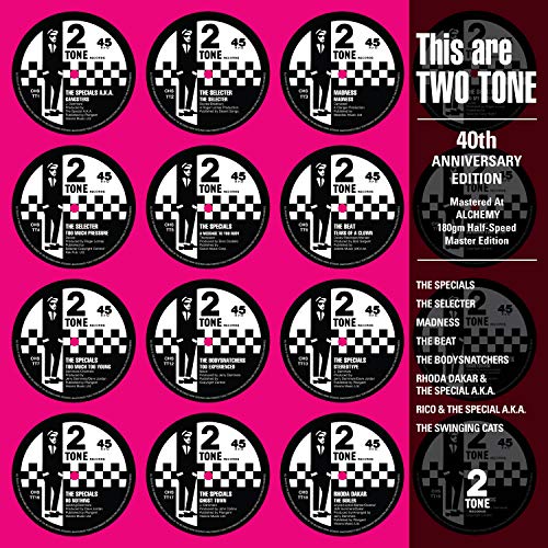 2 Tone Records 40th Anniversary vinyl compilation with checkerboard labels.