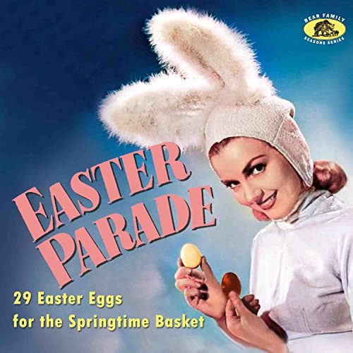 CD cover for "Easter Parade" featuring a woman in bunny ears holding eggs.