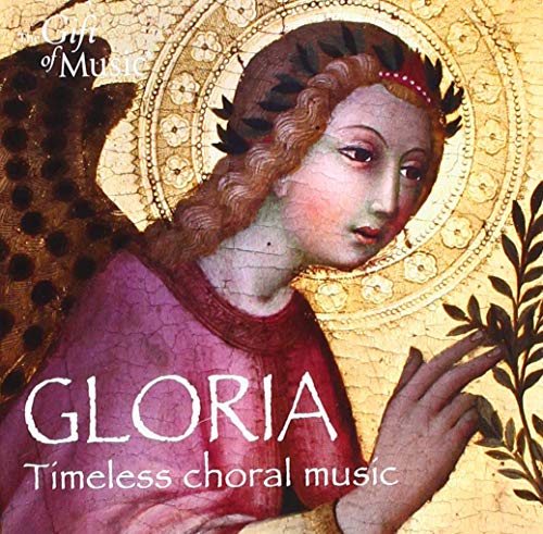 CD cover: Renaissance angel portrait with “Gloria” text overlay.