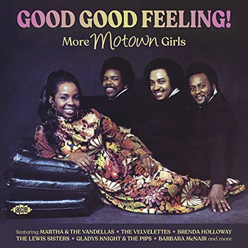 CD cover for "Good Good Feeling! More Motown Girls" featuring singers.