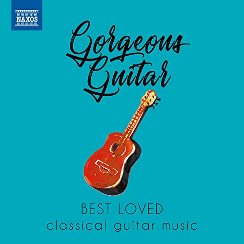 CD cover: teal background with white script and a red acoustic guitar.