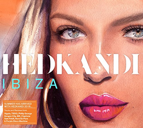 CD cover featuring a close-up of a woman with bright makeup.