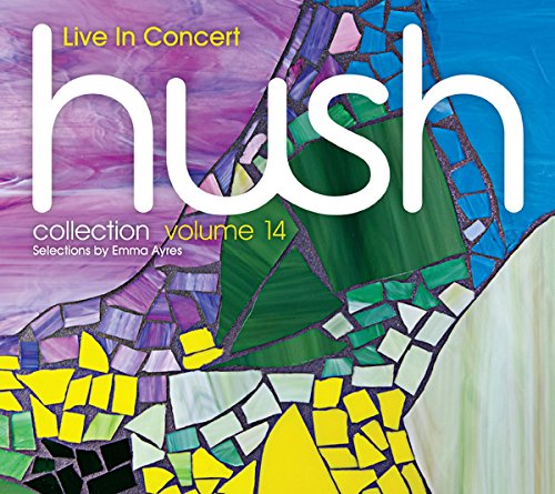 CD cover for “Hush, Live In Concert” with mosaic design.