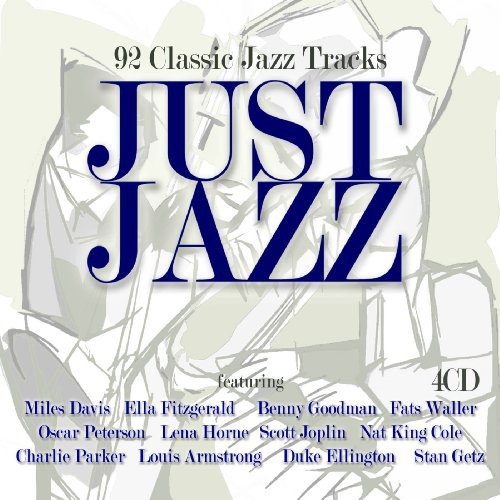 CD cover for "Just Jazz" featuring various jazz artists’ names.