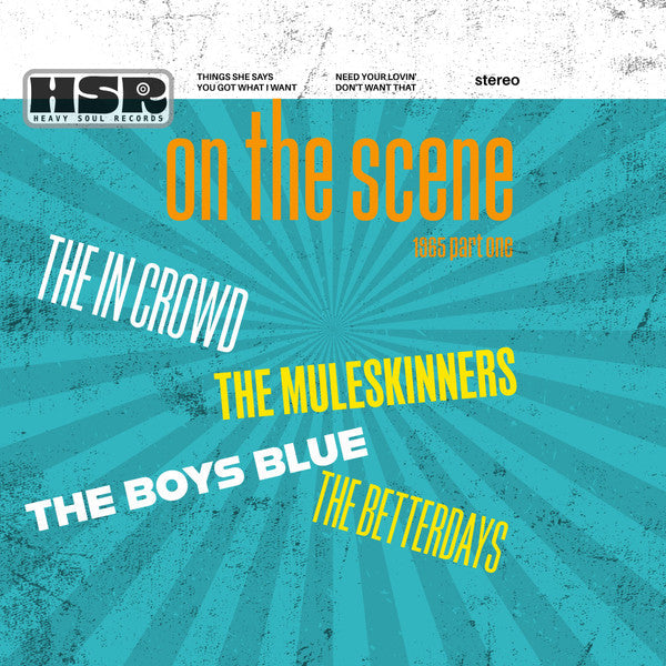 Vinyl record cover: "On The Scene 1965 Part One" with band names.
