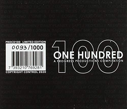 CD case with "One Hundred" text and barcode, limited edition 0093/1000.