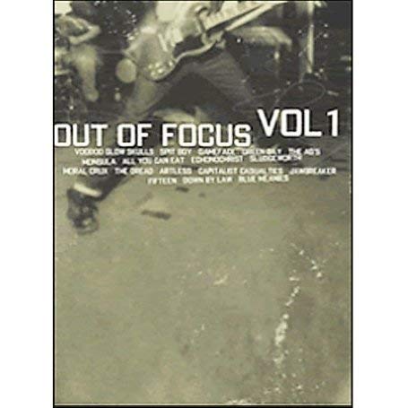 DVD cover for “Out Of Focus Vol. 1” with blurry band imagery.