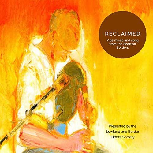 CD cover: painterly image of a bagpiper with text overlay.