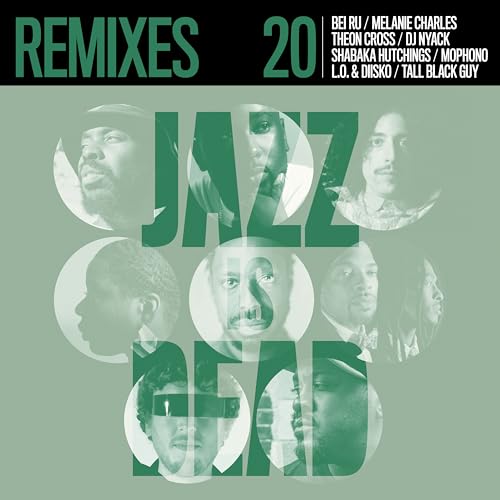 Record cover featuring portraits of musicians in green tones.