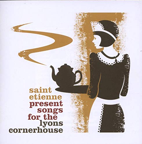 CD cover: stylized illustration of a woman with a teapot.