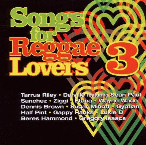 "Album cover with colorful hearts and text on a black background."