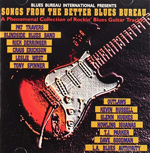 CD cover featuring an electric guitar against a dark background with artist name lists.