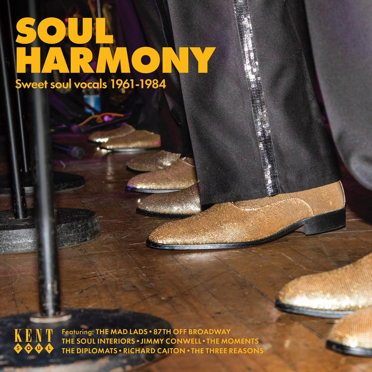 CD cover for "Soul Harmony" featuring a performer's legs and shoes.