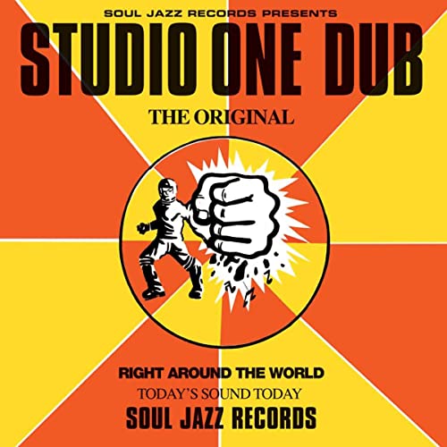 CD cover for “Studio One Dub” featuring a fist in a yellow circle.