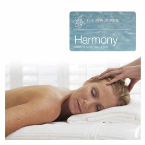 CD cover: woman receiving head massage, text reads “Harmony.”