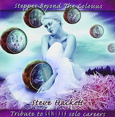 CD cover: woman surrounded by floating, circular images and purple haze.