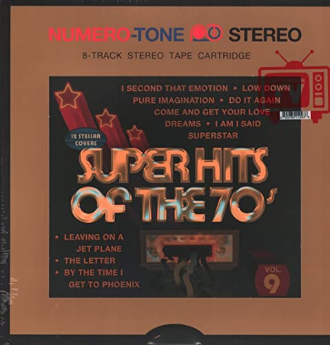 Vinyl album cover for Super Hits Of The 70s Vol. 9 with tracklist.