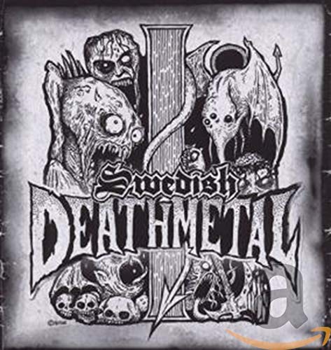 CD cover: Dark, illustrated monsters and text “Swedish Death Metal”.