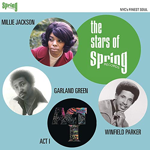 Album cover for “The Stars of Spring” featuring portraits of musicians.