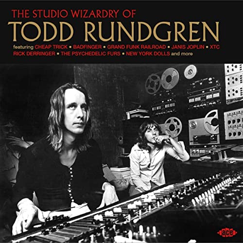 CD cover featuring Todd Rundgren in a recording studio with reel-to-reel tapes.