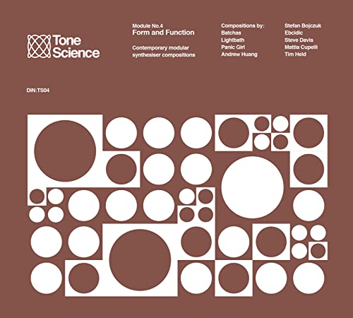 CD cover for “Tone Science Module No.4” with abstract geometric design.