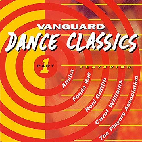 CD cover for "Vanguard Dance Classics Part 1" with spiral design.