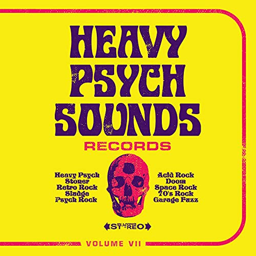 CD cover for āHeavy Psych Sounds Vol.VIIā with skull graphic.