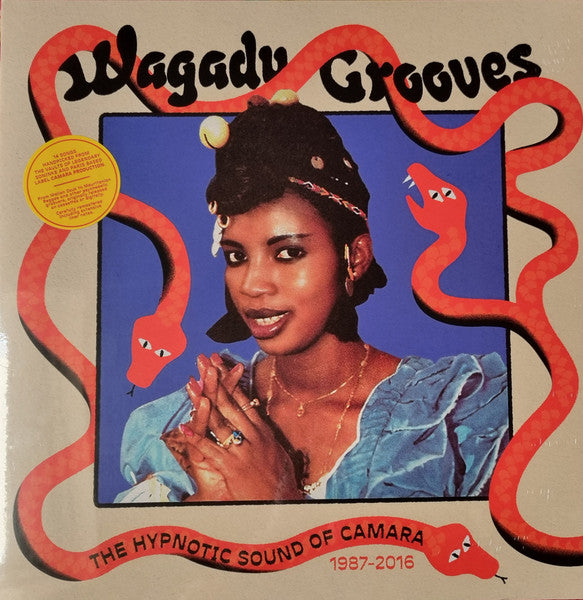 Vinyl record cover featuring a portrait of a woman with entwined snakes.