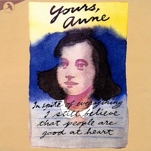 CD cover art: portrait of Anne Frank with handwritten quote.